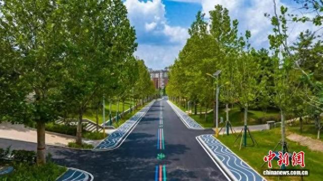 山西晋城城区开展背街小巷品质提升工作，让居民在休闲之中体验生态之美。(资料图) 晋城城区融媒体中心供图